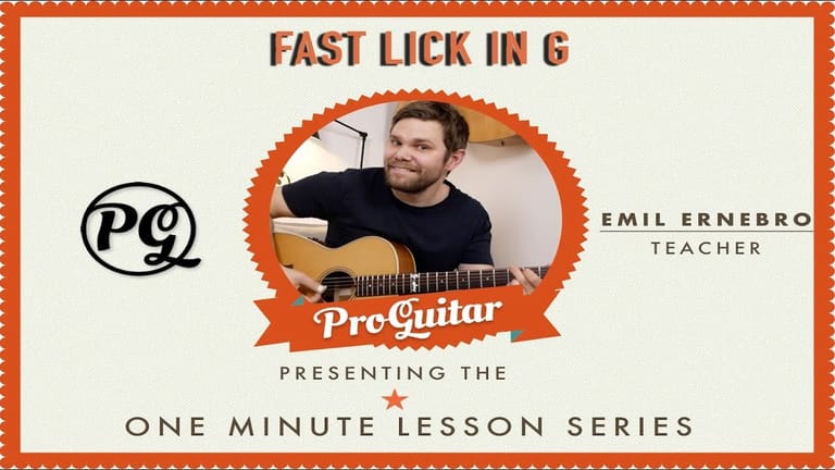 Fast Lick in G