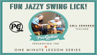 Fun Jazzy Swing Lick