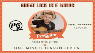 Great Lick in E minor