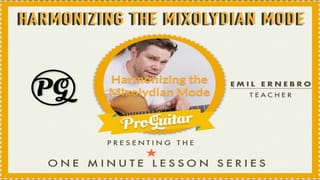 Harmonizing the Mixolydian Mode