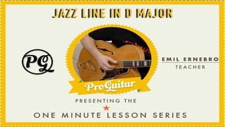 II V I Lick in D major