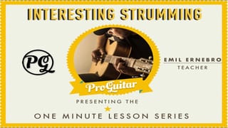 Interesting Strum Technique