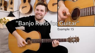Banjo Rolls for Guitar