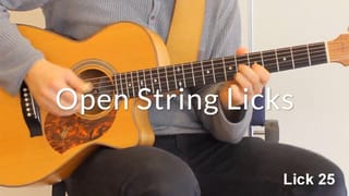 Open String Licks