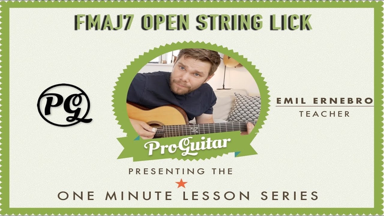 Open String Lick - Fmaj7