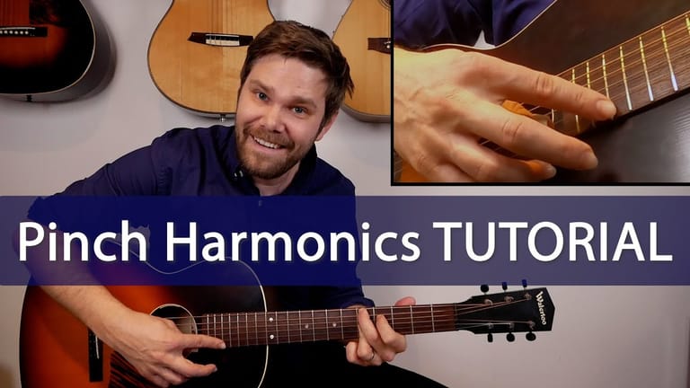 Pinch Harmonics (How To Do It!)