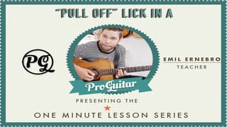 "Pull Off" Lick in A